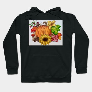 Autumn’s Bounty Fall Collage Hoodie